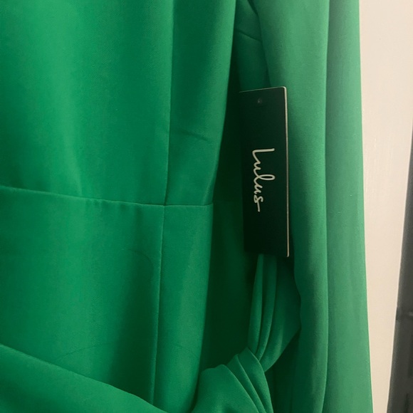 Lulus Green Long Sleeve Dress - Picture 2 of 6